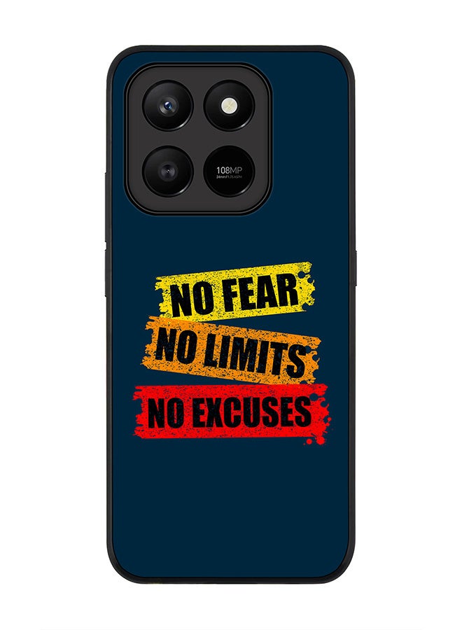 For Honor X7d 4G / X7d 5G / 400 Smart Case,Slim fit Camera Protection, Shockproof Thin Phone cover  - No Fear Limits Excuses